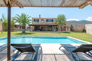 Pool - Historical Finca with Pool, Garden, Wi-Fi & Air Conditioning; Parking Available (Portocolom)
