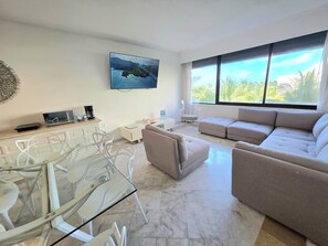 Living area - Condo 2 BDR 5pax en Resort (Cancun)