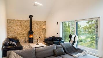 TV, fireplace, foosball, table tennis