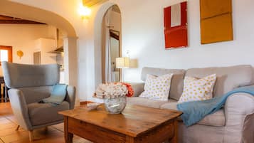 Una televisión, una chimenea, un reproductor de DVD