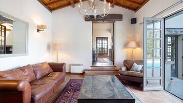 TV, fireplace, DVD player, ping pong