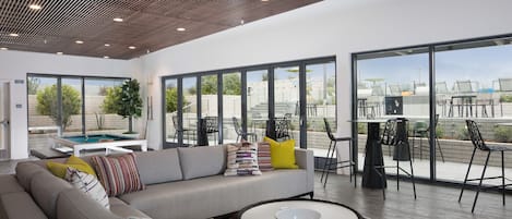 Sala de estar en el lobby