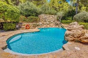 Pool - Charming stone villa with private pool - Villa Son del Rio Vell (Pollensa)