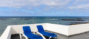 Charmant appartement aan de oceaan met balkon en Wi-Fi
