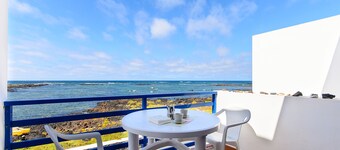 Charmant appartement aan de oceaan met balkon en Wi-Fi