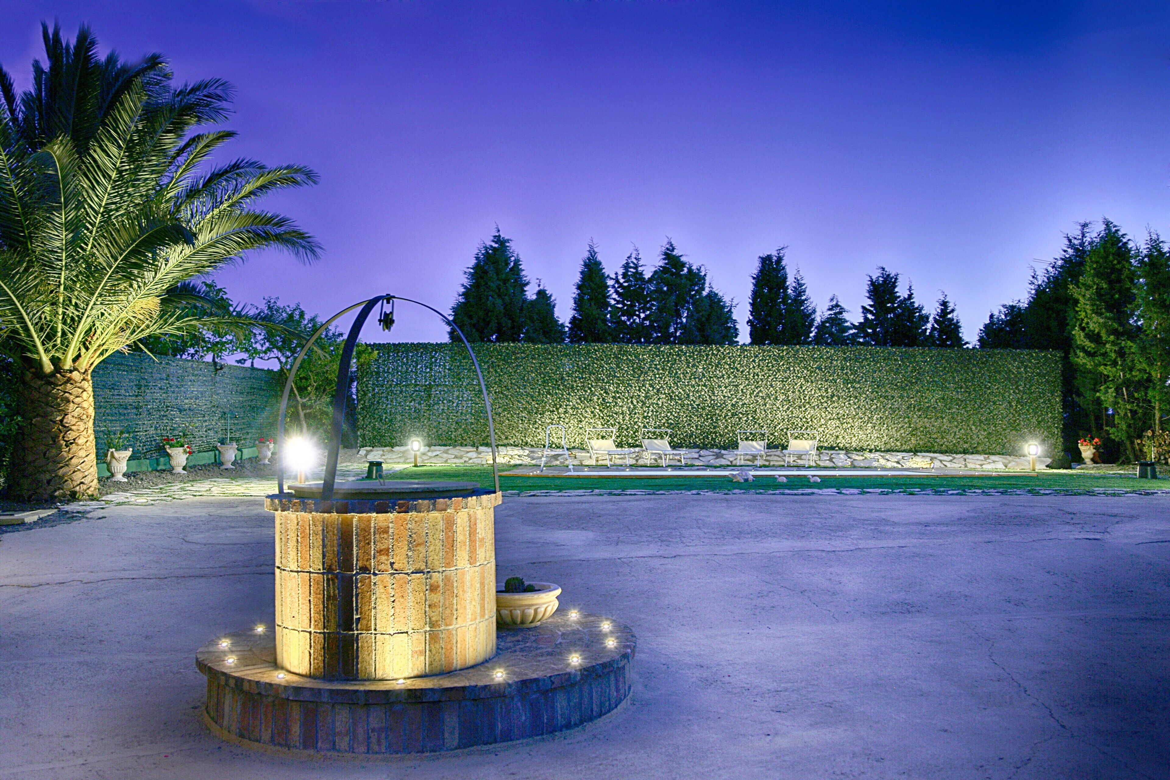 Overnattingsstedets uteområder