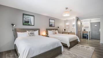 Standard Room, 2 Queen Beds, Non Smoking | Free WiFi, bed sheets