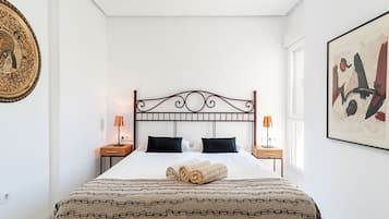 4 dormitorios, tabla de planchar con plancha, wifi gratis y ropa de cama