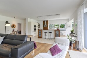 TV, fireplace, DVD player, stereo