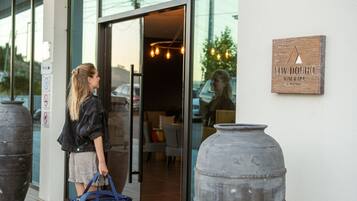 Majoituspaikan julkisivu