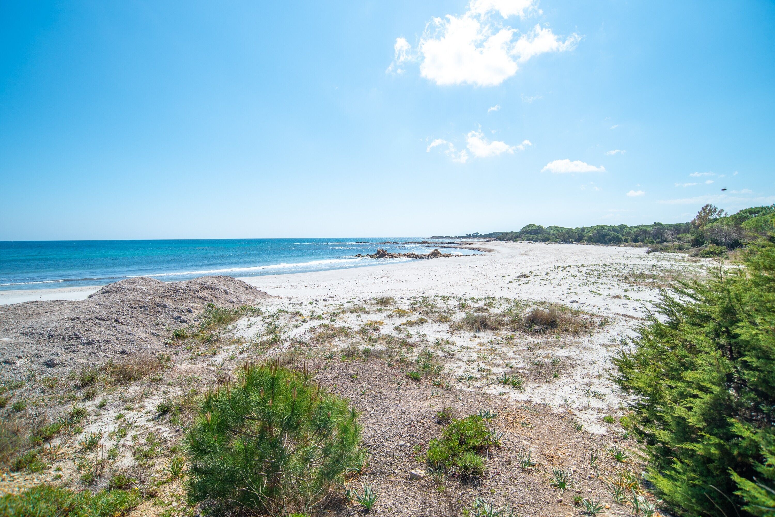 Una spiaggia nelle vicinanze