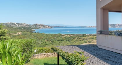 Holiday Apartment with Panoramic Sea View and Balcony; Parking Available; Pets Allowed