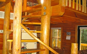 Interior - Secluded A-Frame Cabin with a private waterfall at Spirit Lake and internet (Rogers)