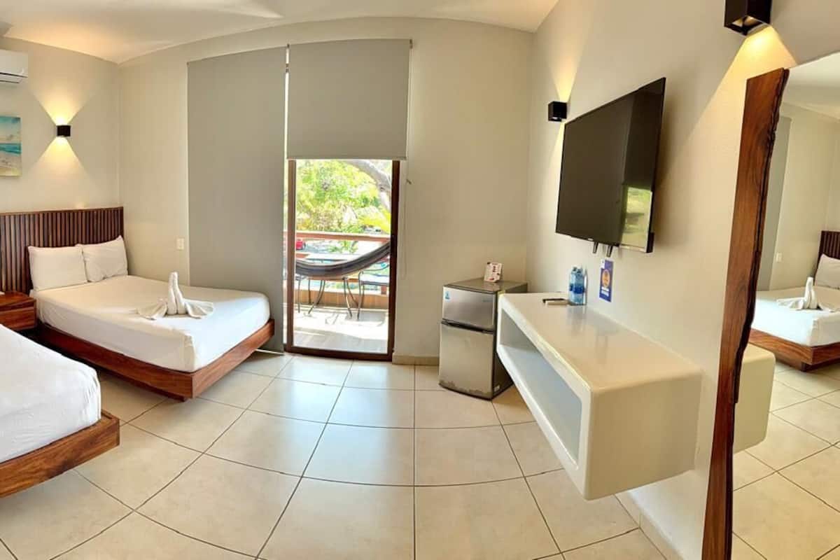 Habitación doble | Tabla de planchar con plancha y wifi gratis