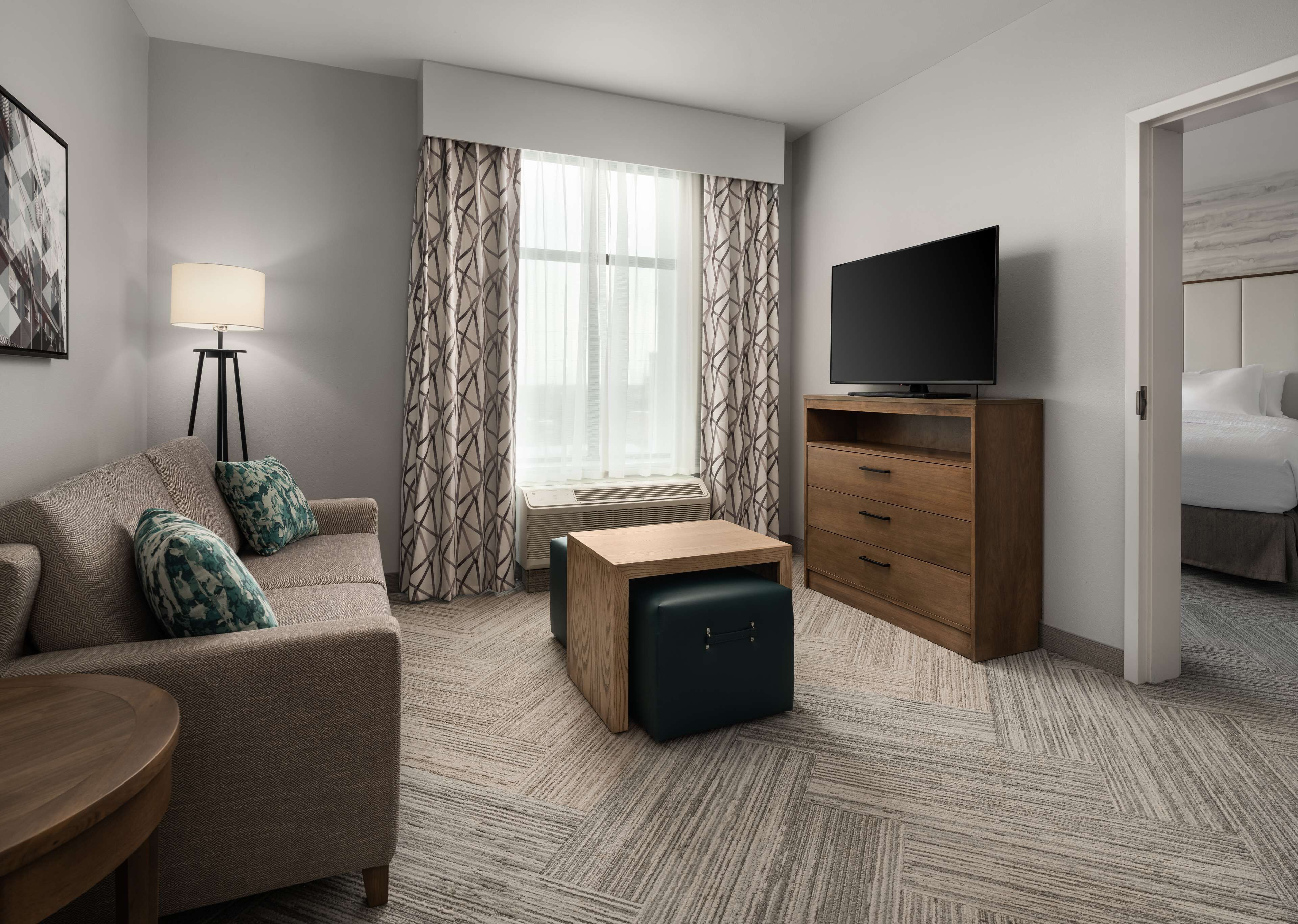 43-inch flat-screen tv with satellite channels, tv