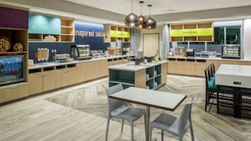 Free daily buffet breakfast