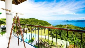 Luxury Double Room, 2 Double Beds, Private Pool, Ocean View | Balcony