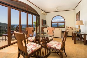 Luxury House, 6 Bedrooms, Private Pool, Ocean View | Living area | 43-inch flat-screen TV with cable channels, TV - Cinco Sinsotes (Sardinal)