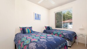 2 bedrooms, iron/ironing board