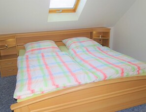 2 chambres, draps fournis