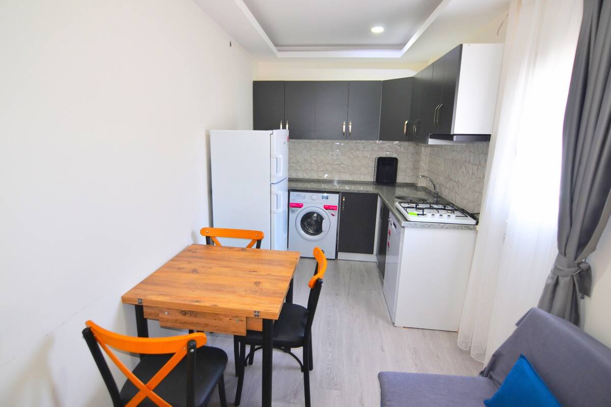 superior apartment, 1 bedroom, non smoking, city view | private kitchen | fridge, stovetop, electric kettle, rice cooker