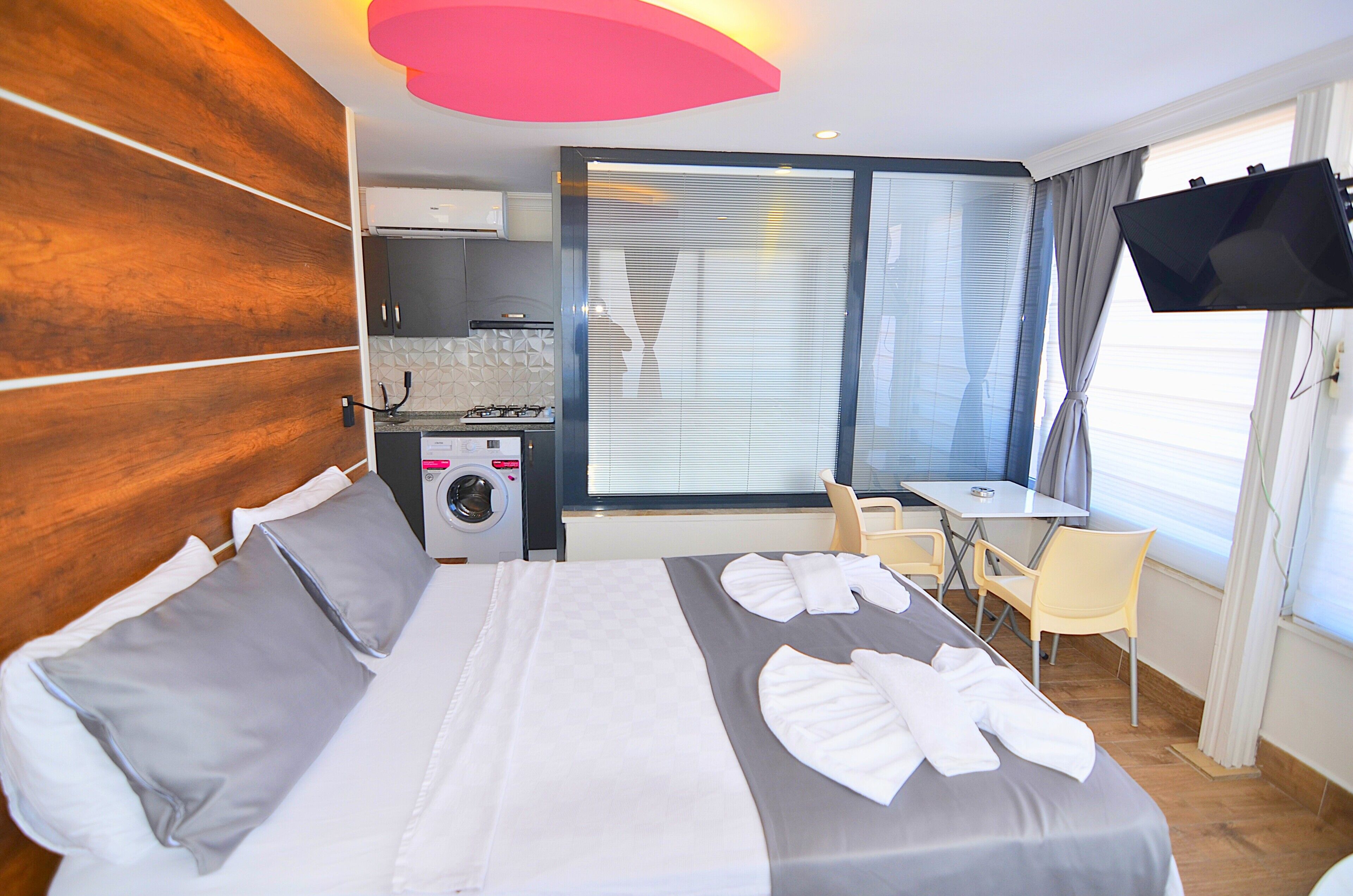 romantic double room, 1 bedroom, jetted tub, sea view | 1 bedroom, premium bedding, select comfort beds, desk