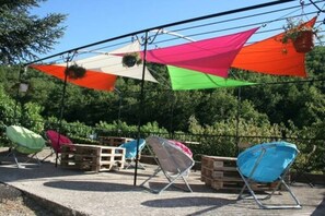 Terrace/patio - Camping le Vallon (Bonnieux)