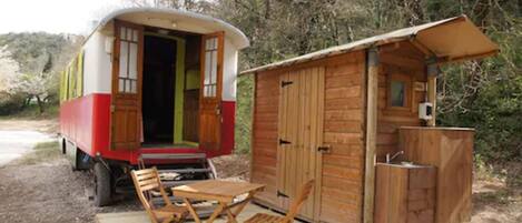 Cabaña | Terraza o patio