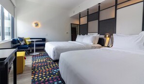 aloft, Habitación, 2 camas Queen size | 1 habitación y ropa de cama de alta calidad 