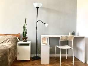 1 bedroom, iron/ironing board, WiFi, bed sheets - Light And Cozy Room In Historical Center (Kyiv)