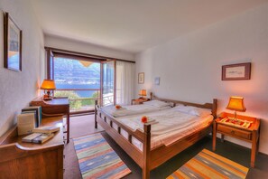 Family Apartment, Multiple Bedrooms, Lakeside (Casa Sibylle with Sauna and Pool) | 1 bedroom, iron/ironing board, WiFi, bed sheets - Casa Sibylle (Riva San Vitale)