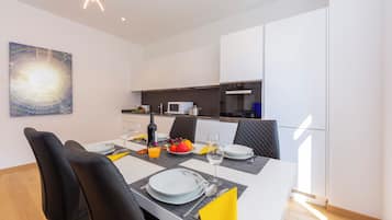 Familieleilighet, flere soverom (Heart of Lugano) | Spiseområde