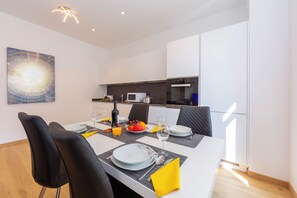 Family Apartment, Multiple Bedrooms (Heart of Lugano) | Dining