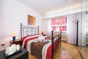 Family Apartment, 1 Bedroom, Microwave (Kiki House) | 1 bedroom, iron/ironing board, WiFi, bed sheets