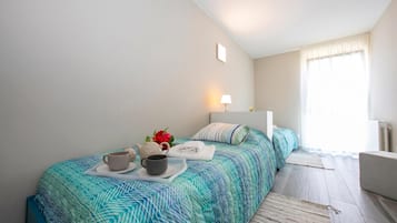 Familieleilighet, flere soverom, 2 bad (Laguna di Lugano) | 3 soverom, strykejern/-brett, wi-fi (inkludert) og sengetøy