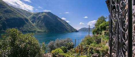 Appartement Familial, plusieurs lits (Magic Gandria 2) | Vue sur le lac