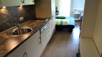 1 Schlafzimmer, Bügeleisen/Bügelbrett, kostenloses WLAN, Bettwäsche