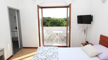 Dobbeltrom, balkong | Utsikt fra rommet