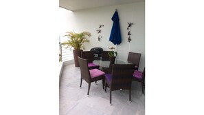 Outdoor dining - Apartamento Acqua Safiro (Nuevo Vallarta)
