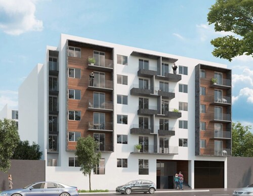 Centrico Departamento con roof garden privado edificio nuevo 2 recamaras