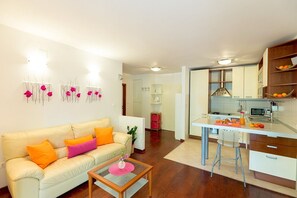 Comfort Apartment, 2 Bedrooms, Terrace | Living area | LCD TV - Leona & Borna Central Suites (Dubrovnik)