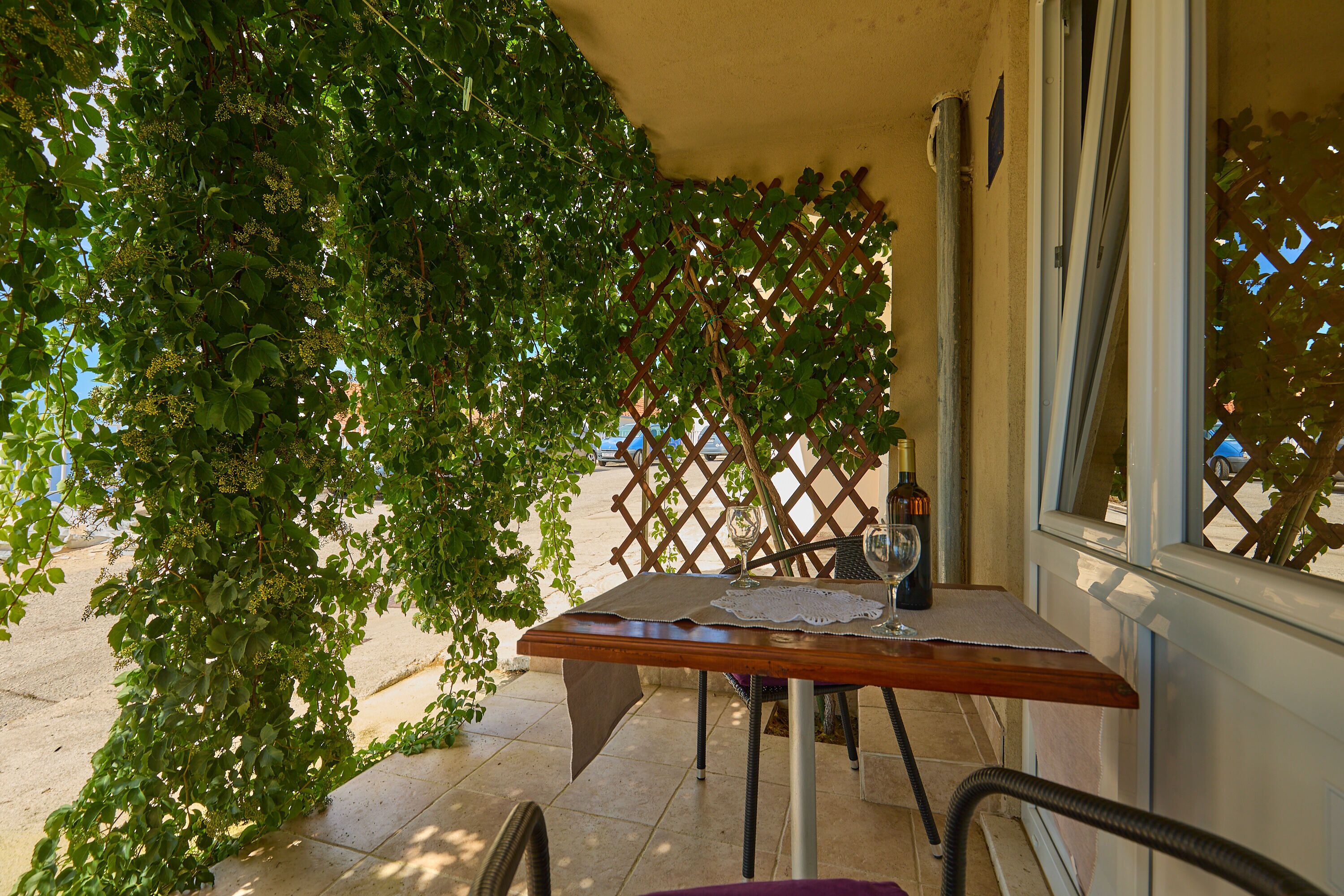 Estudio estándar, 1 cama doble | Terraza o patio