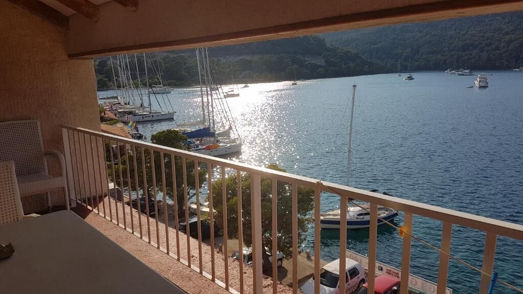 Blick vom Balkon