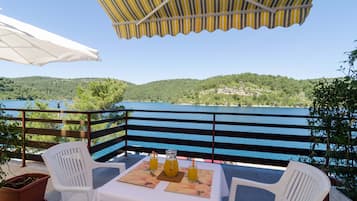Standard Studio, 1 Double Bed, Terrace, Sea View | Terrace/patio