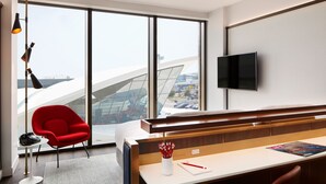 Premium bedding, down comforters, in-room safe, desk - TWA Hotel at JFK Airport (Jamaica)