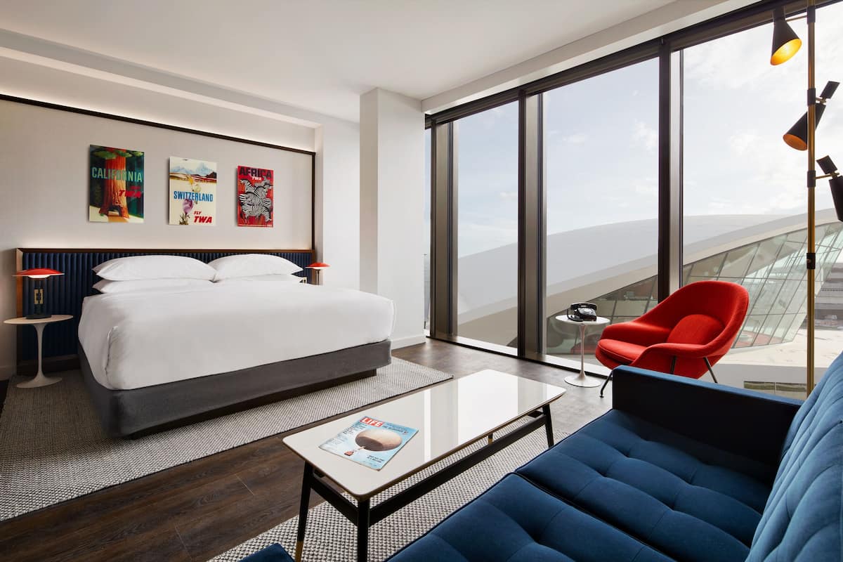 Executive Suite, 1 King Bed (TWA View) | 1 bedroom, premium bedding, down comforters, in-room safe