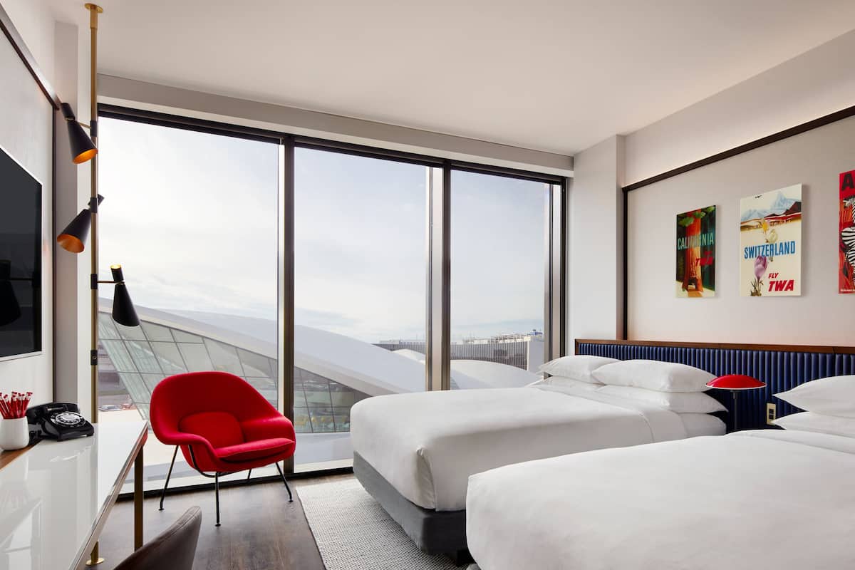 Deluxe Room, 2 Queen Beds (TWA View) | 1 bedroom, premium bedding, down comforters, in-room safe