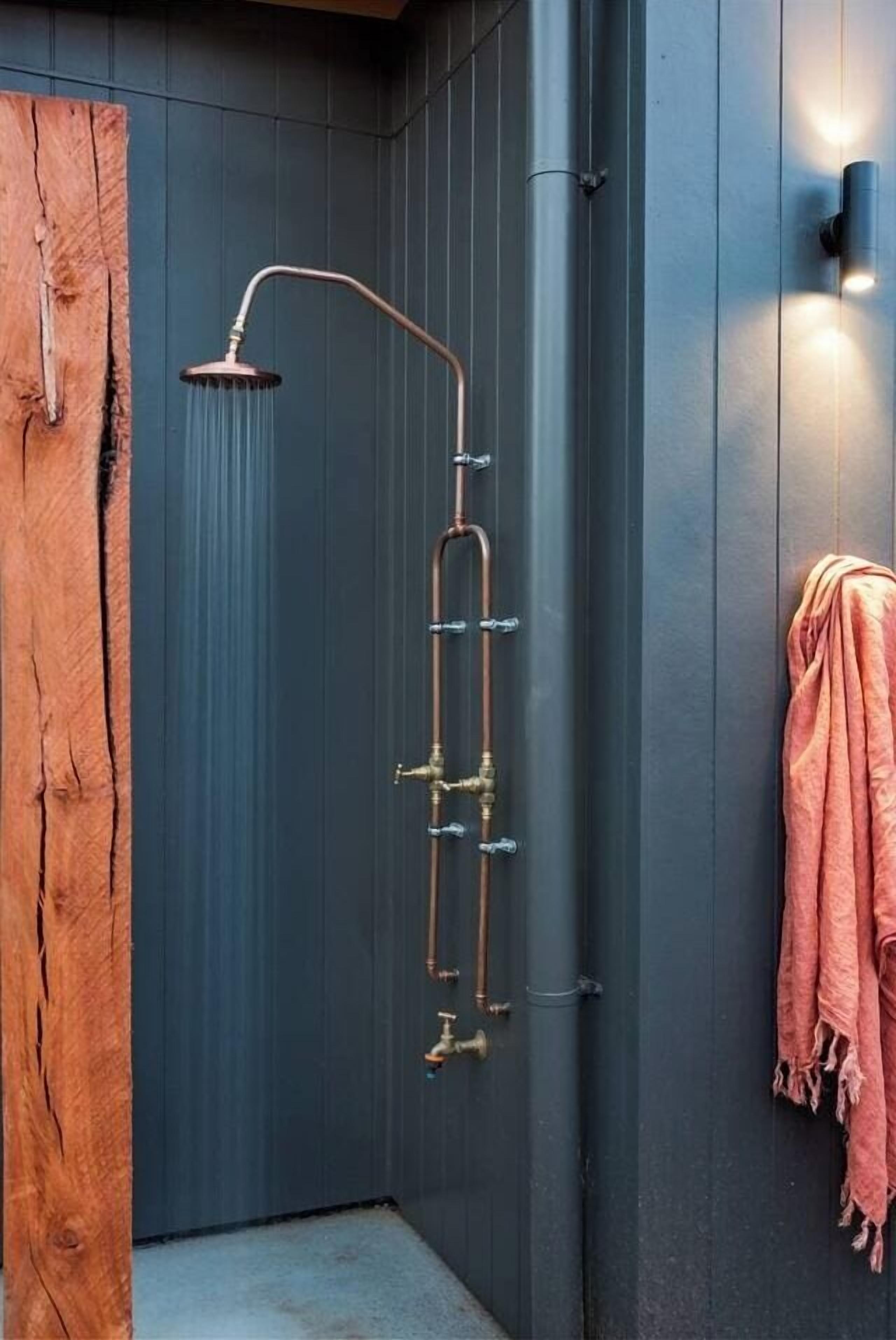 Shower, hair dryer