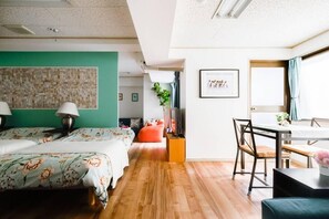 2 多间卧室、遮光窗帘、熨斗/熨衣板、免费 WiFi