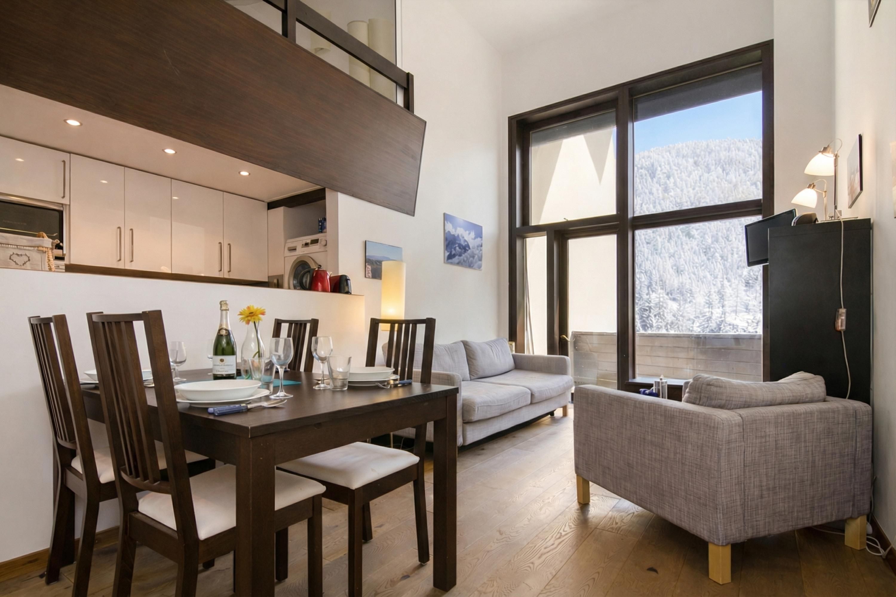 Living and dining room